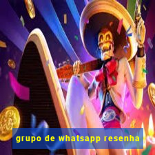 grupo de whatsapp resenha